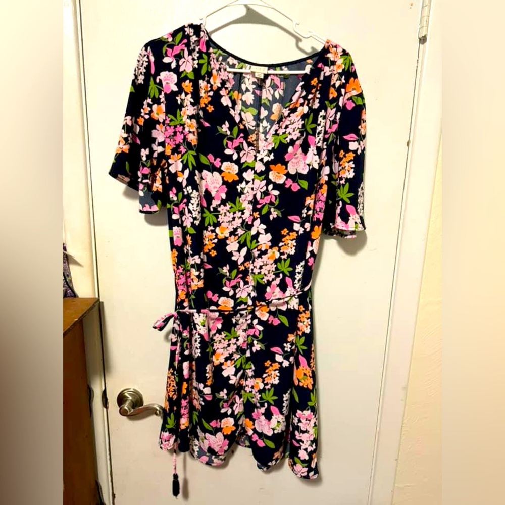 Floral short dress size XXL